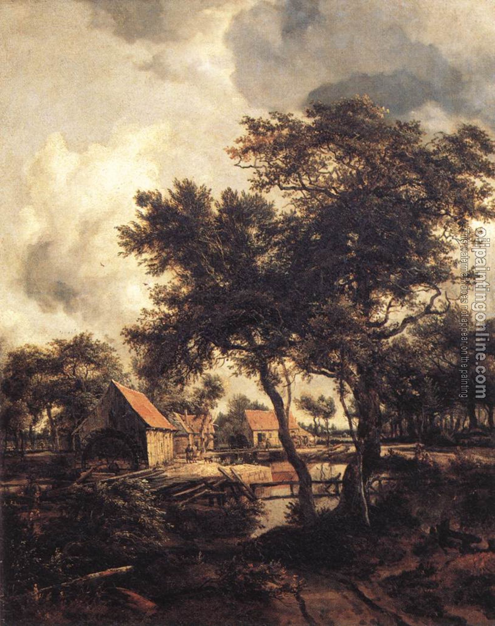 Hobbema, Meyndert - The Watermill 2
